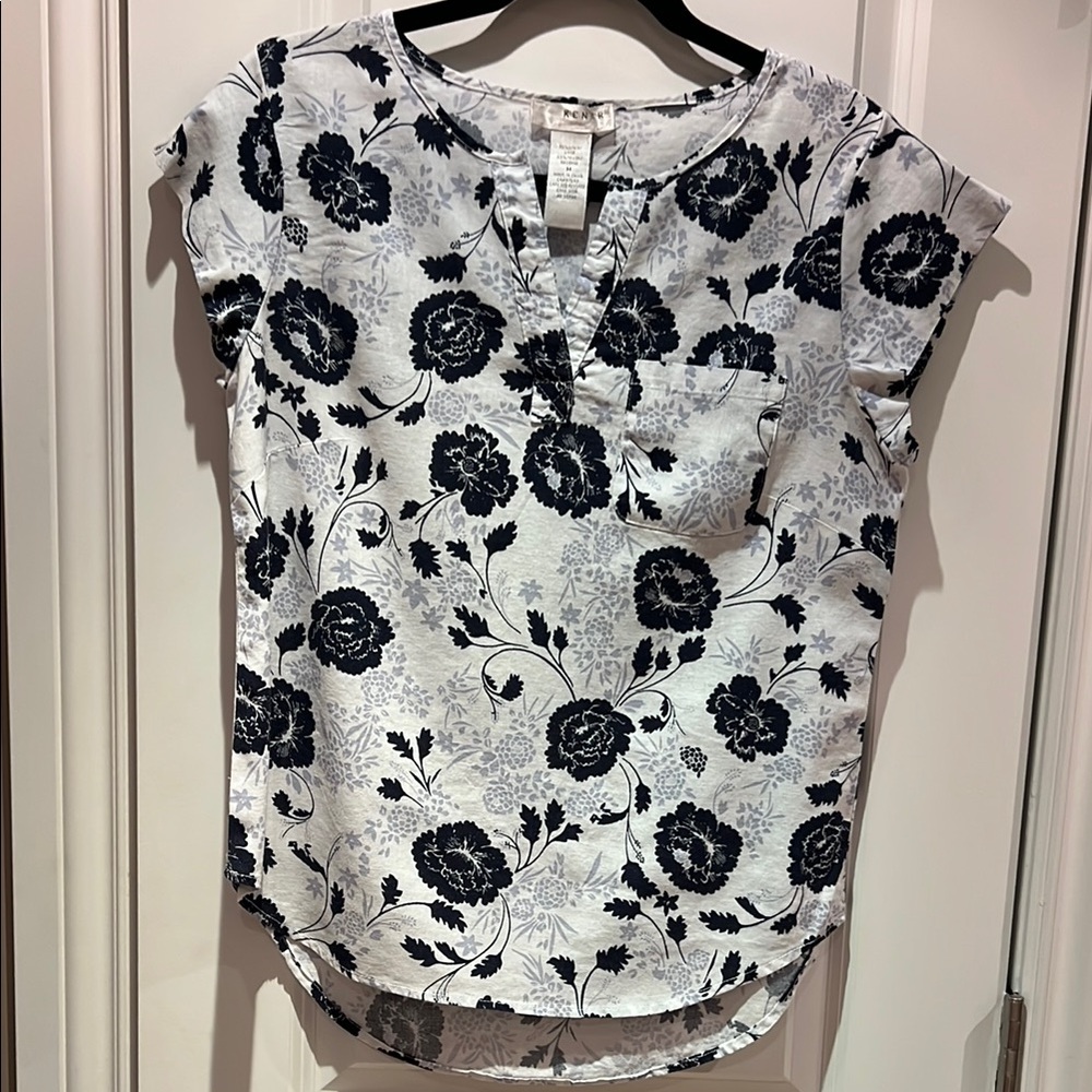 Floral Print Women's Top